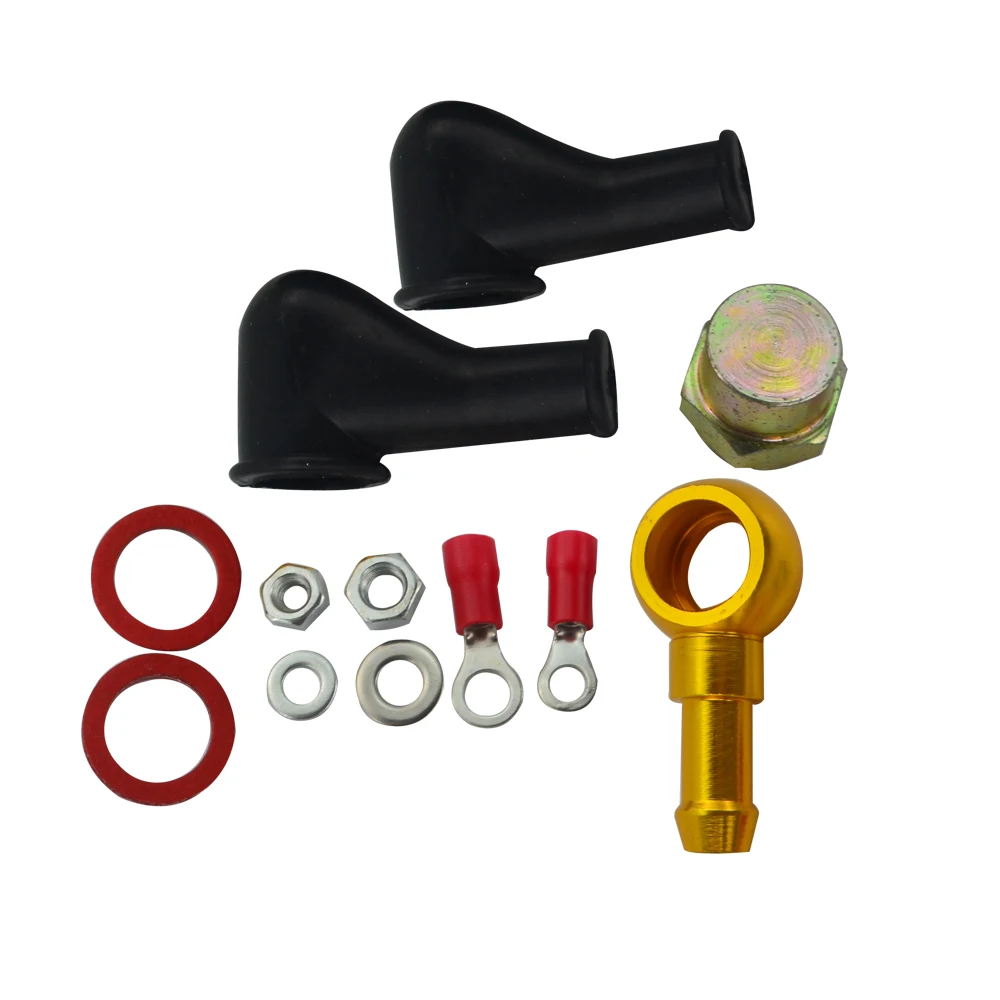 WLR RACING - 044 FUEL PUMP BANJO FITTING KIT HOSE ADAPTOR UNION 8MM OUTLET TAIL WLR-FK046
