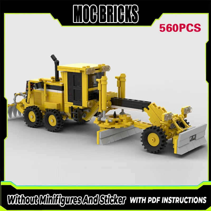 

Конструктор MOC: Городской Автомобиль, Дорожный Снегоуборщик, Модульные Технологии, Подарки, Набор для Сборки, Детские Игрушки