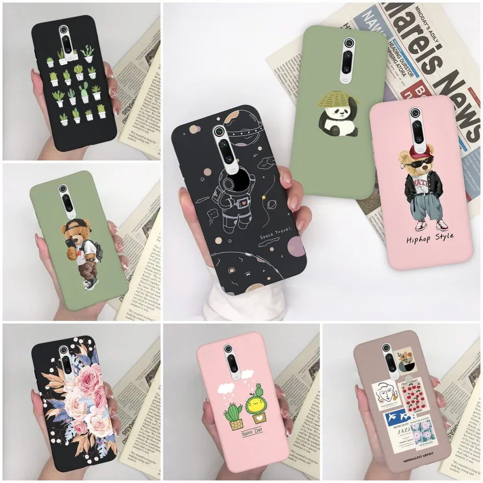 For Xiaomi Mi 9T Pro Redmi K20 Pro Case Cute Fashion Cartoon Pattern Astronaut Silicone Cases For Mi 9TPro Redmi K 20 Pro Fundas