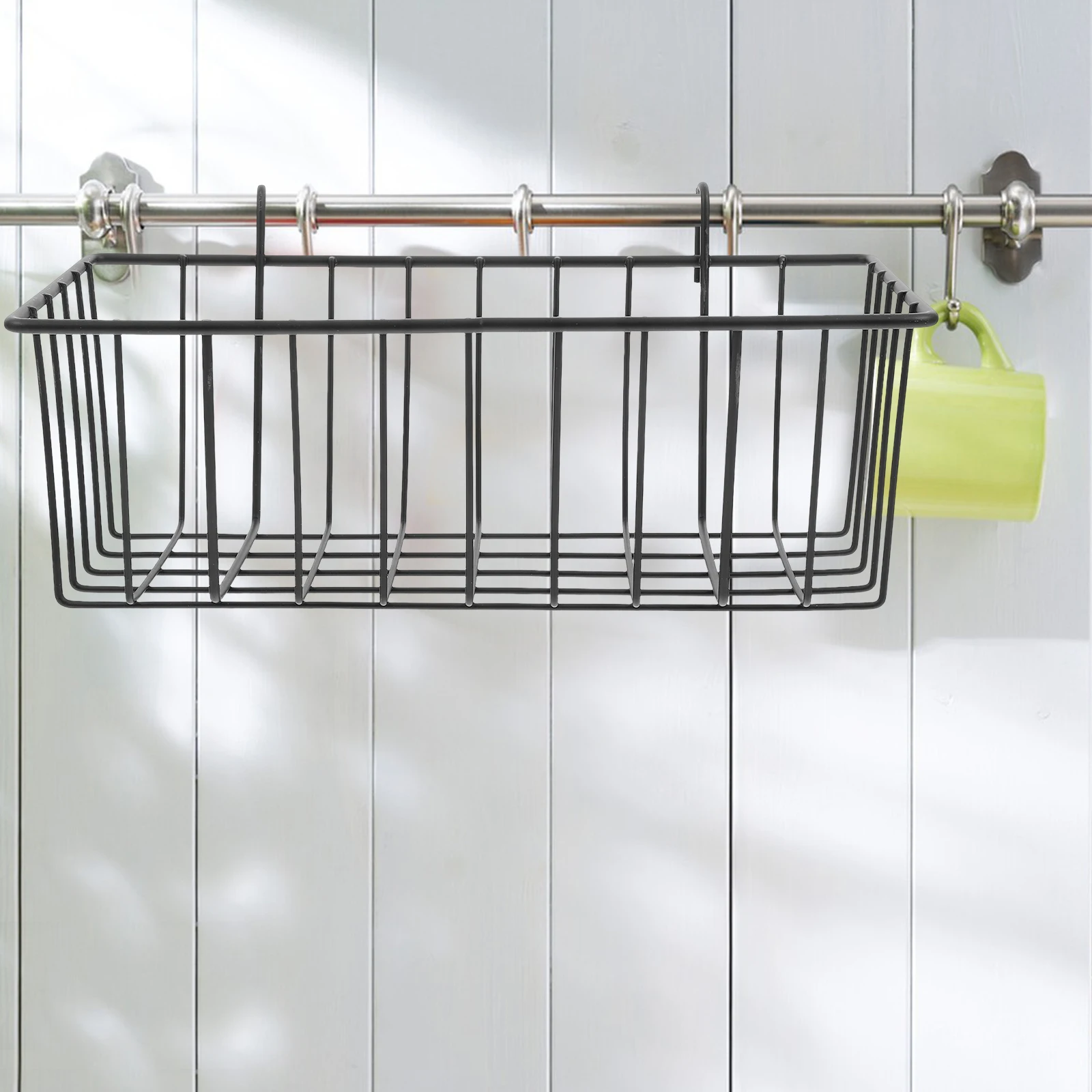 

Storage Metal Wire Multi-Function Iron Rack For Bathroom Kitchen Space-Saving Organizer Large Capacity Simple Design