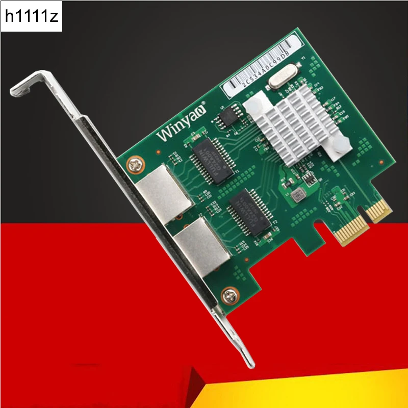 

PCI Express Network Card 10/100/1000Mb 2 Ports RJ45 Network Adapter PCIe PCI-E Gigabit Etherent Network Adapter Lan Card BCM5718