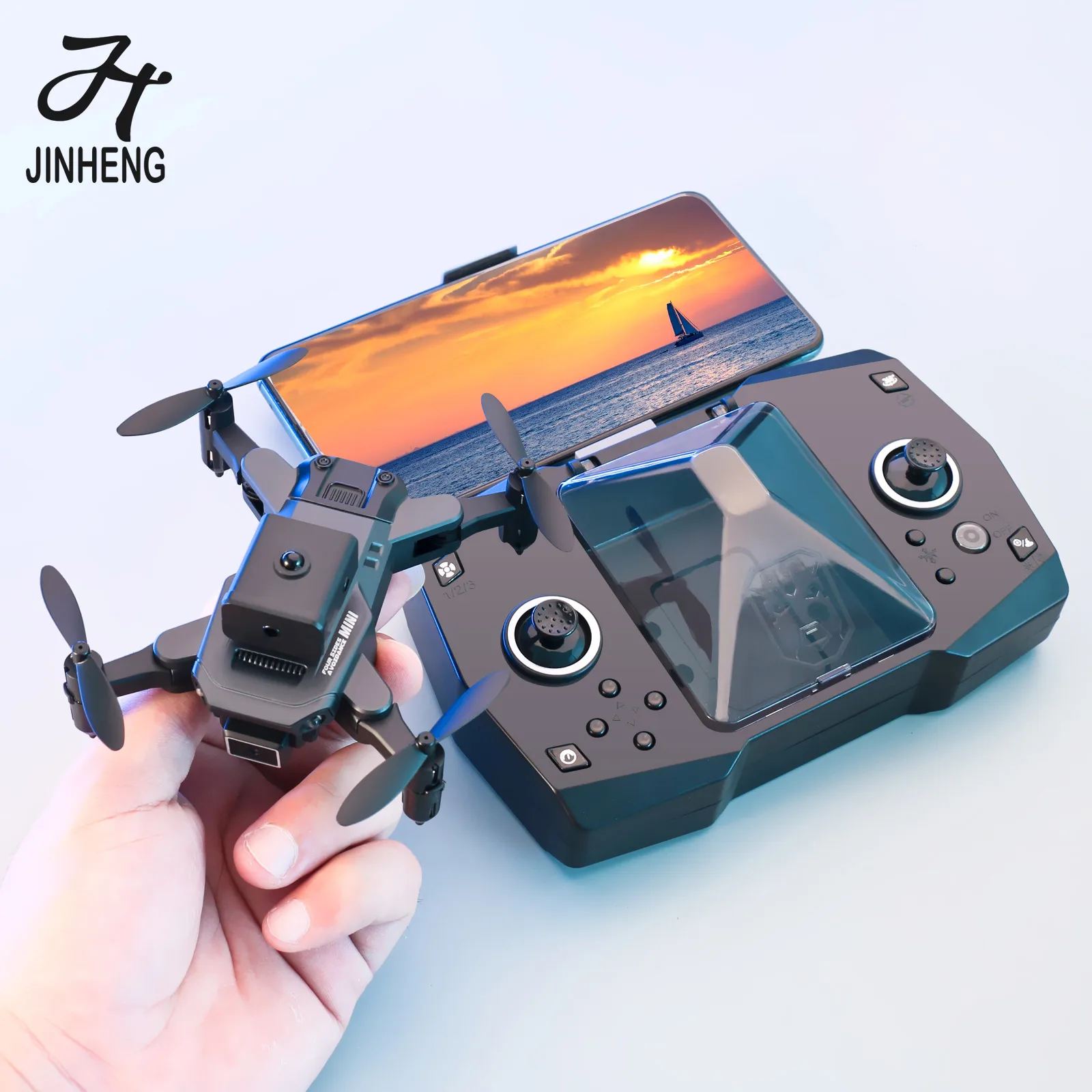 

2022 KY912 Mini Drone 4K HD Camera Air Pressure Fixed Height Four-sided Obstacle Avoidance Professional Foldable Quadcopter Toys