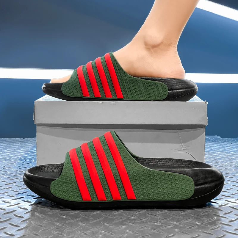 

Men's Sporty Thick-Heeled Outdoor Slippers Summer Anti-Slip Soft Bottom Casual Shoes Large Size Trendy Sandals