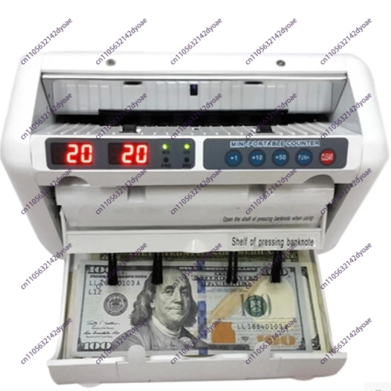 

Portable Mini Money Counter Multiple Currencies Detector with Rechargeable Battery Bill Counting Machine