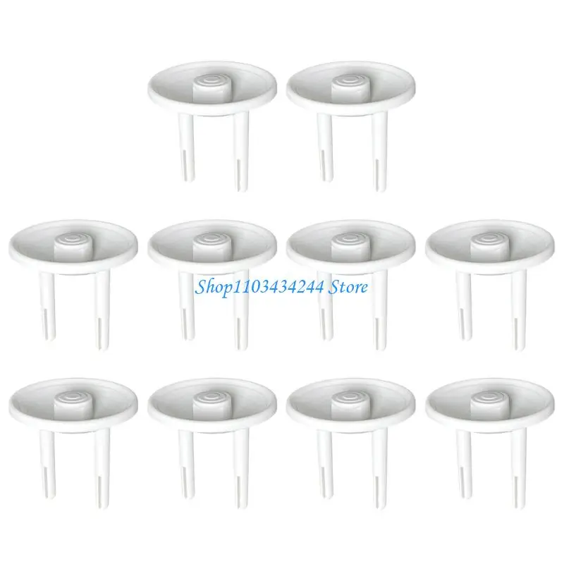 

G2TC Set of 10pcs Baby Proof Electrical Outlet Cover Safety Standard Dust Resistant Universal Household Socket Protectors