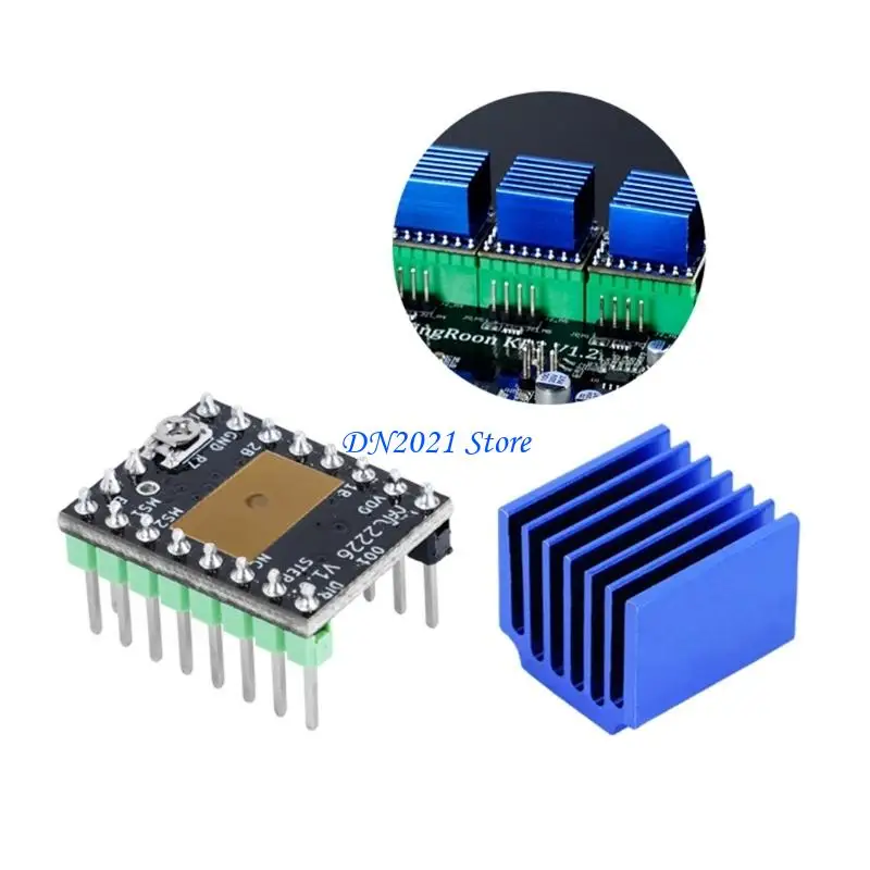 F3KE TMC2226 Motor Driver 3D Printer TMC2226 Stepper Motor Driver Module Heat Sink