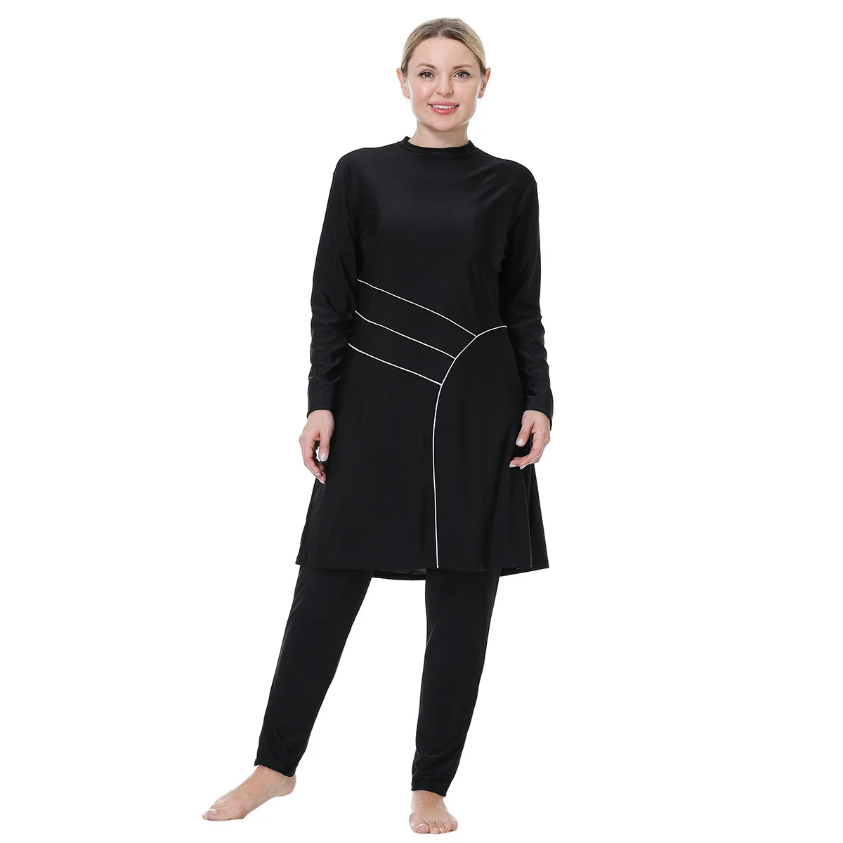 

Новый 3 шт. буркини мусульманские купальники женские исламские с полным покрытием скромный купальник с подкладкой плюс размер летняя пляжная одежда арабская пляжная одежда 8XL