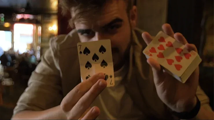 Julio Montoro의 그림과 신사들의 마술 카드 마술과 트릭 덱은 수행자 거리 마술 소품 마술사 웃긴을 닫습니다