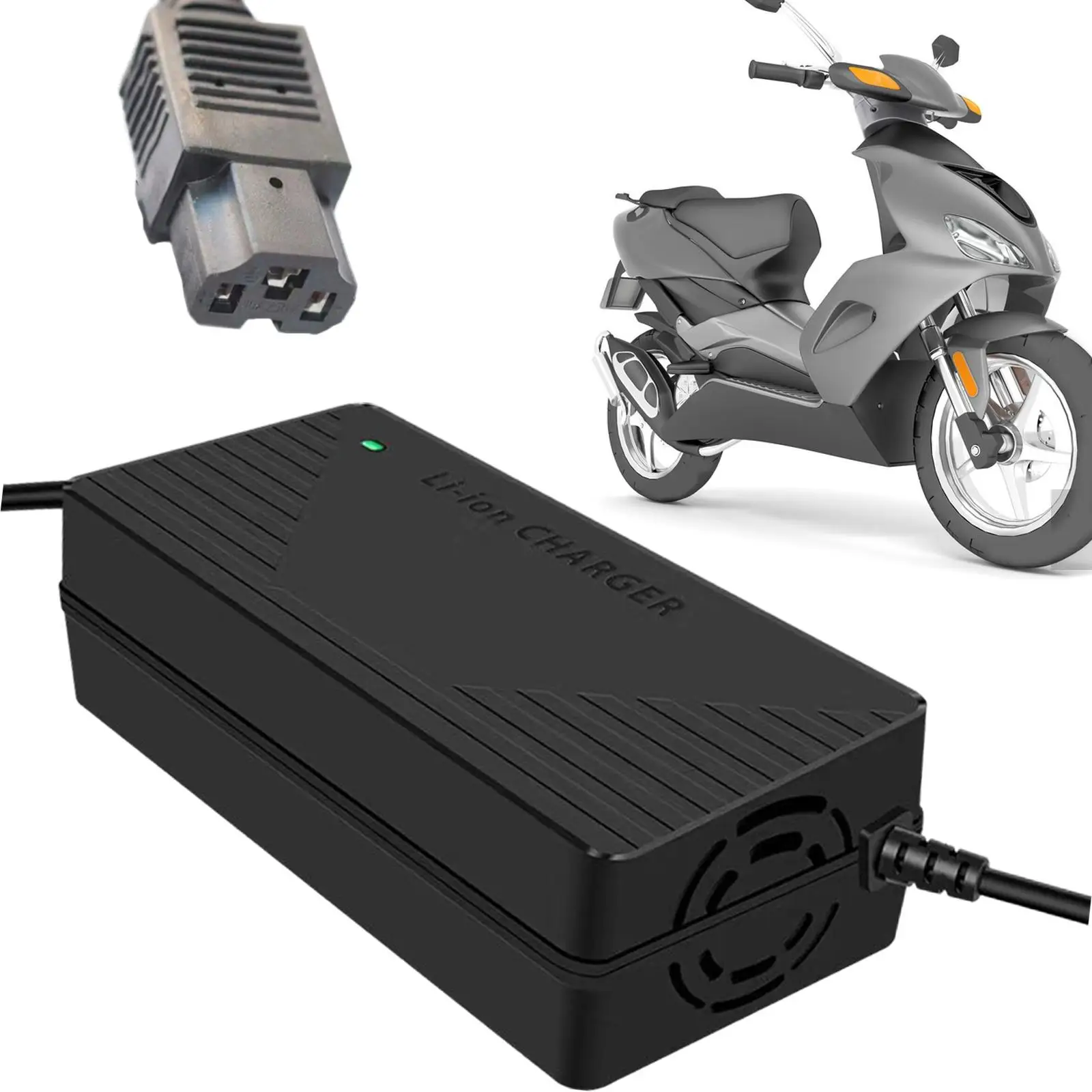 Electric Tricycle Charger 48V60V72V5A High Performance Durable Connector Fast Charging High Power Battery Charger Adapter