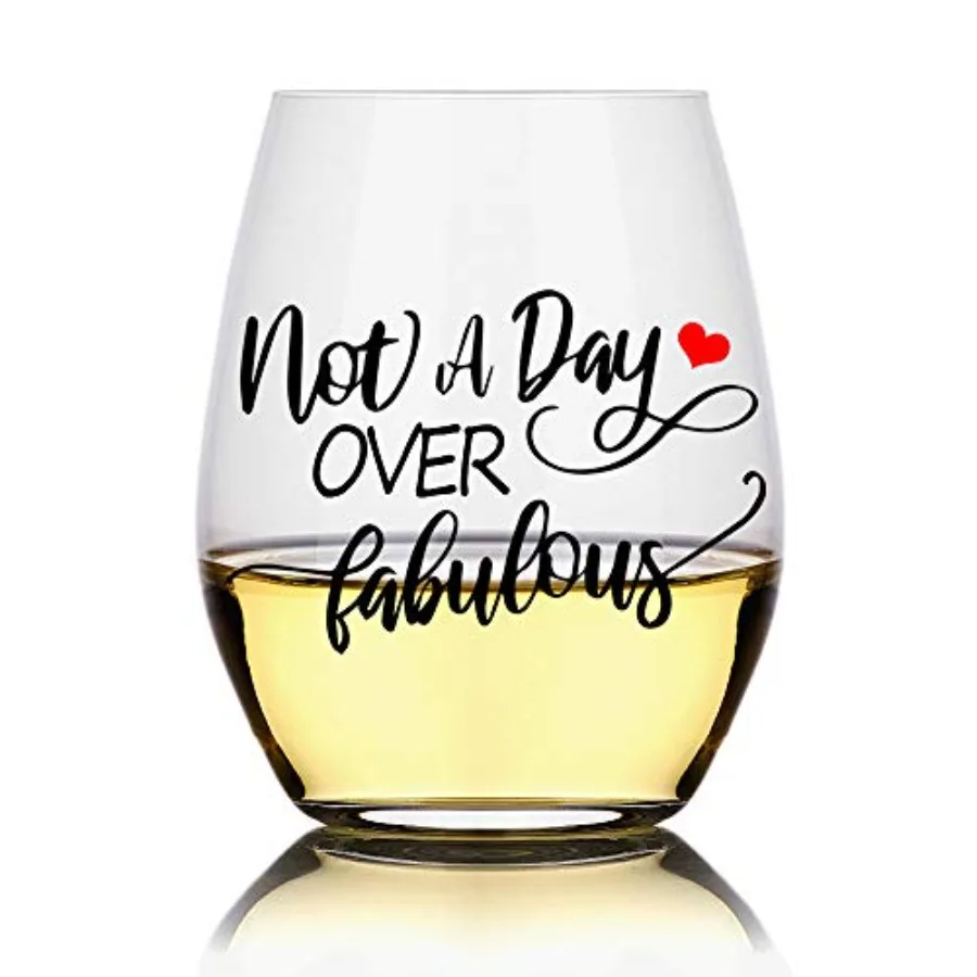 

Funny Wine Glass, Best Birthday Gifts, Perfect Birthday, Wedding, Christmas, Mother's Day Gift for Women Friend