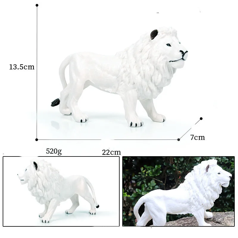사자 가족 피규어 시뮬레이션 아프리카 야생 동물 암사자 입상 모델 어린이를위한 교육 장난감