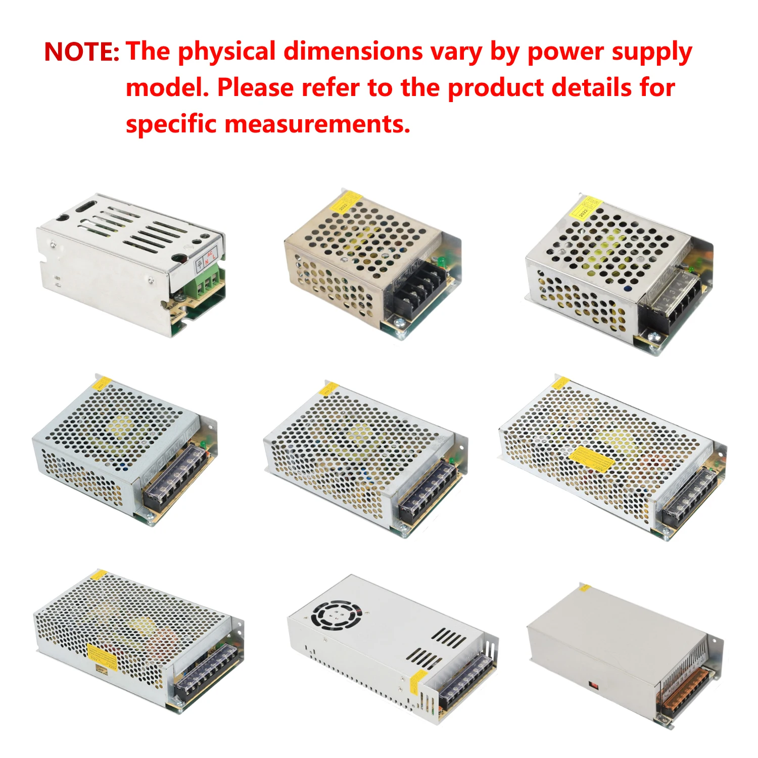 DC 5V 12V 24V Power Supply Transformer AC 220V 110V TO DC 5V 12V 24V SMPS 5 12 24 V Power Source For LED Strip Light