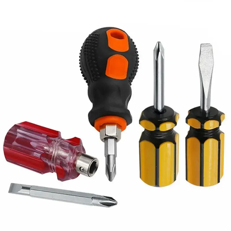 Screwdriver Kit Set Mini Small Portable Radish Head Screw Driver Precision Car Repair Tools Transparent Handle Repair Hand Tools