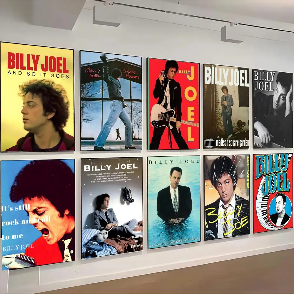 Billy Joel Singer Poster Living Room Bedroom Party Bar Decor Moisture-proof Art Wall Painting