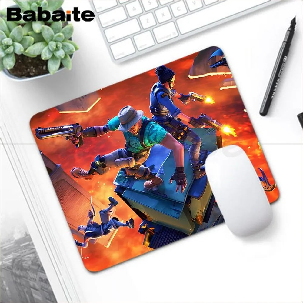 Cartoon B-Battle-R-Royales-F-Fortnites Mousepad Small Office Computer Desk Table Keyboard Laptop Cushion Non-slip Deskpad Decor