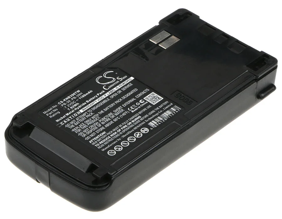 Cameron Sino 1100mAh Two-Way Radio Battery PB-38, PB-39, PB-39H for KENWOOD TH-D7A,TH-D7E,TH-D7G,TH-G71A,TH-G71AK,TH-G71E,TK-D7A