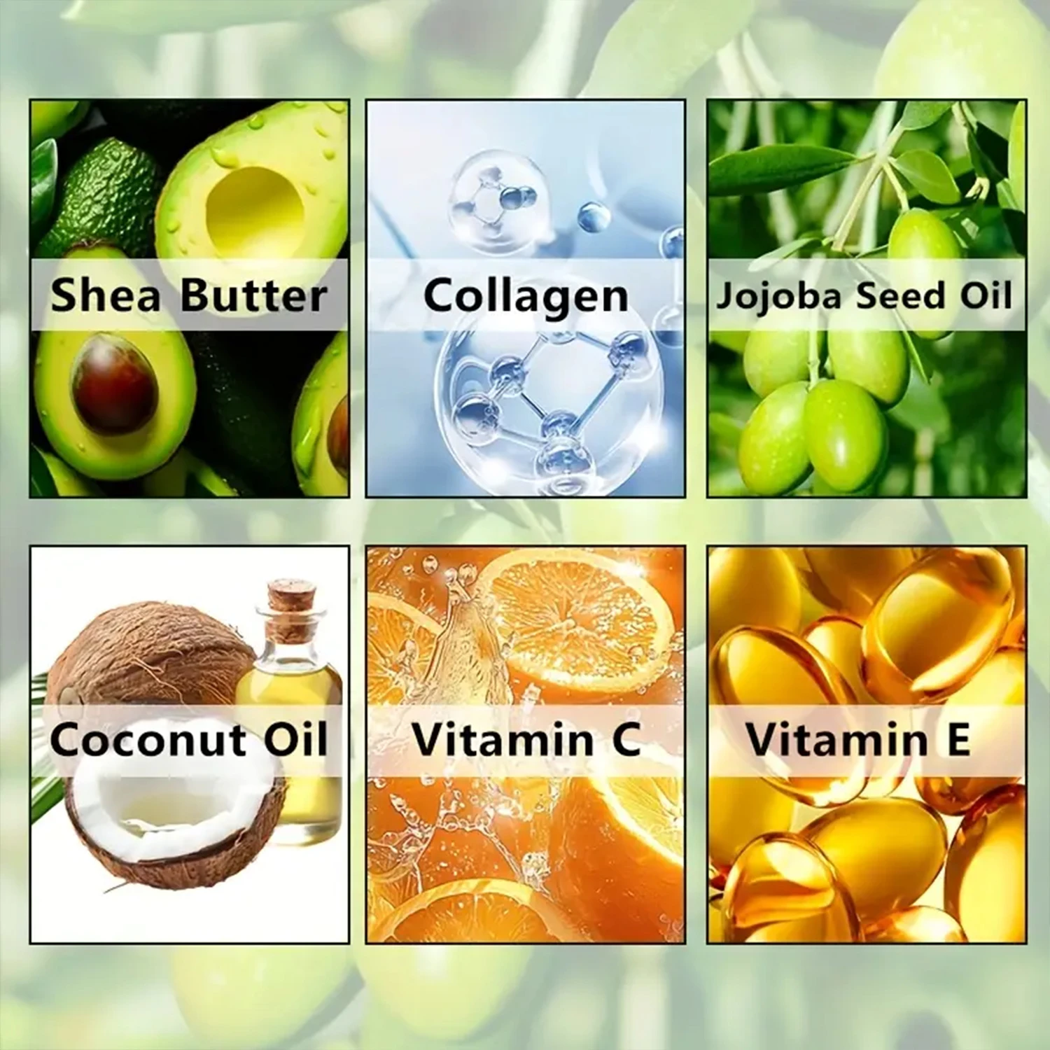 كريم مغذي بزبدة الشيا والكولاجين | مزيج الزيوت النباتية | ترطيب عميق + توهج صحي