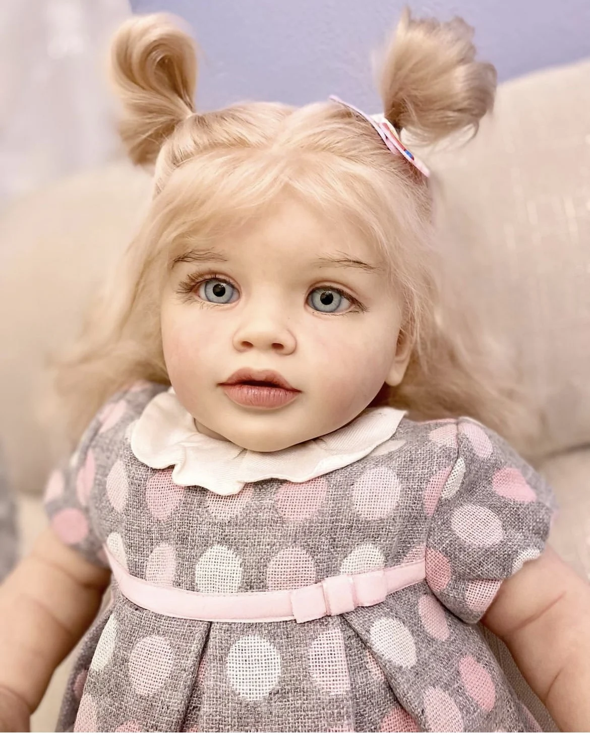 FBBD Custom Made By ShanShan 66CM Reborn Baby Doll Pippa With Hand-Rooted Hair DIY Part Painted Kit Christmas Gift