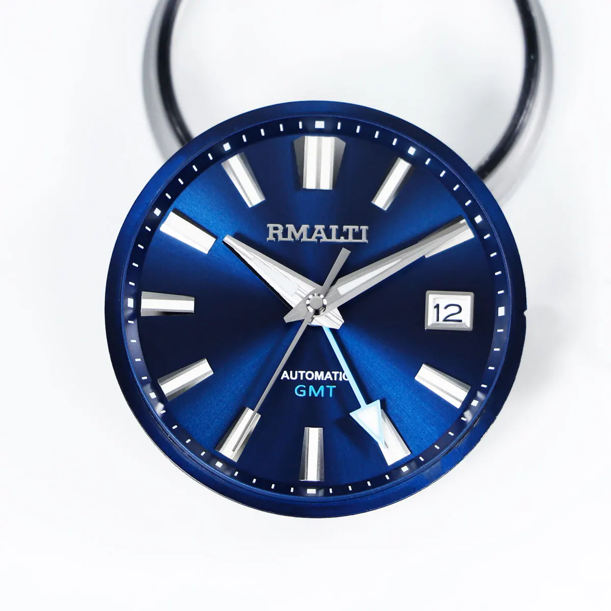 RIMALTI 40MM New Turquoise Lapis Blue Stone Dial Automatic Mechanical Luxury Classic Business Sapphire 10Bar NH35