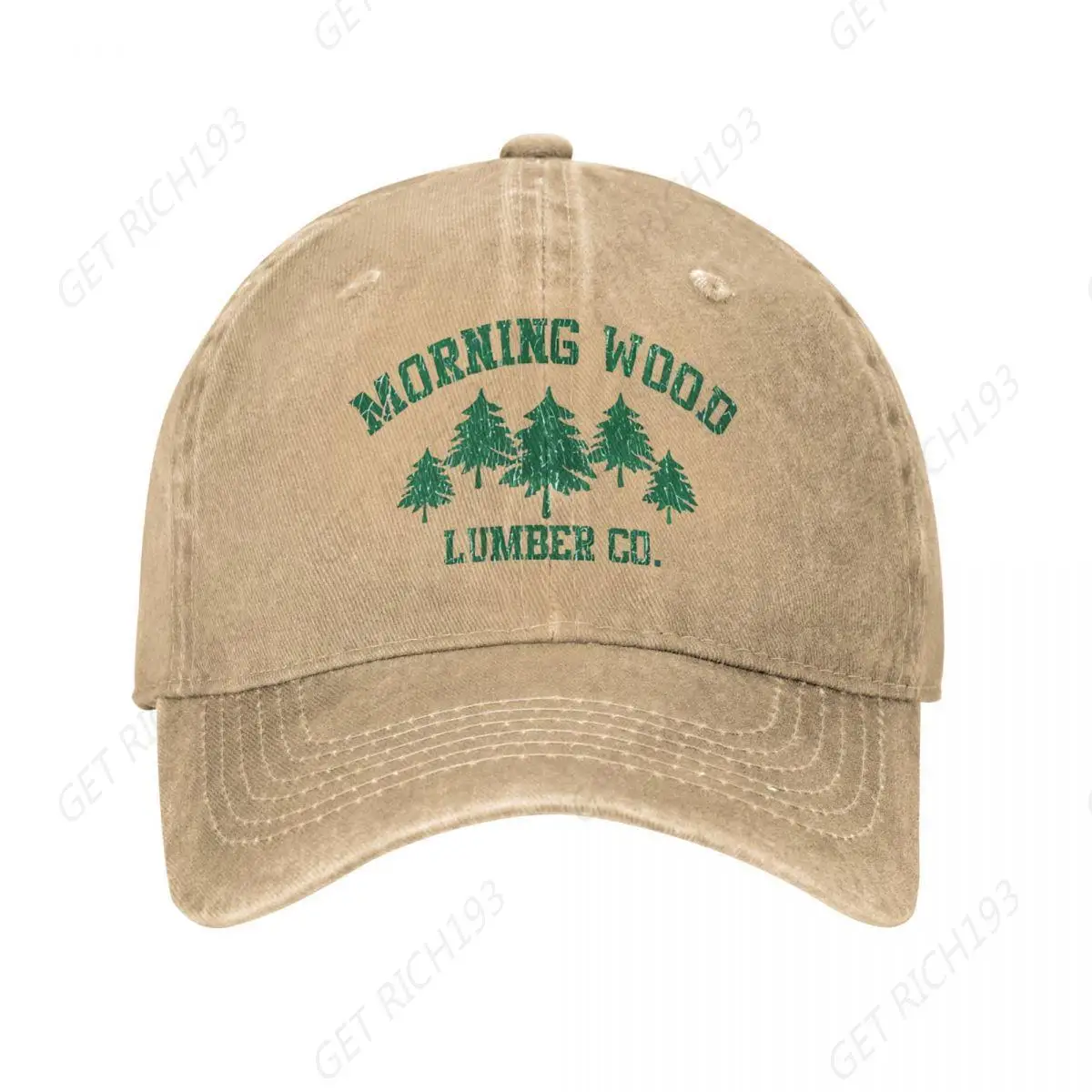 Morning Wood Lumber Denim Baseball Cap Hiking Fishing Hip Hop Hats Wholesale Female Male Classic Design Baseball Caps