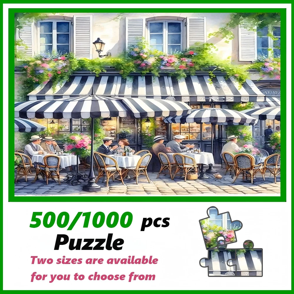 

A high-quality 500/1000-piece puzzle, perfect for adults, is a fun family game that helps relieve stress and is great for birthd
