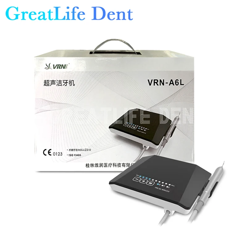 GreatLife Dent VRN-A5 Dental Ultrasonic Scaler Cleansing Machine Removes Tartar with Led Light Teeth Cleaning Dentist Clinic