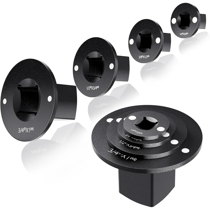 

AB46-4PCS Набор низкопрофильных адаптеров для розеток, приводная трещотка для плотных помещений от 3/4 до 1 дюйма, от 1/2 дюйма до 3/4 дюйма, от 3/8 дюйма до 1/2 дюйма