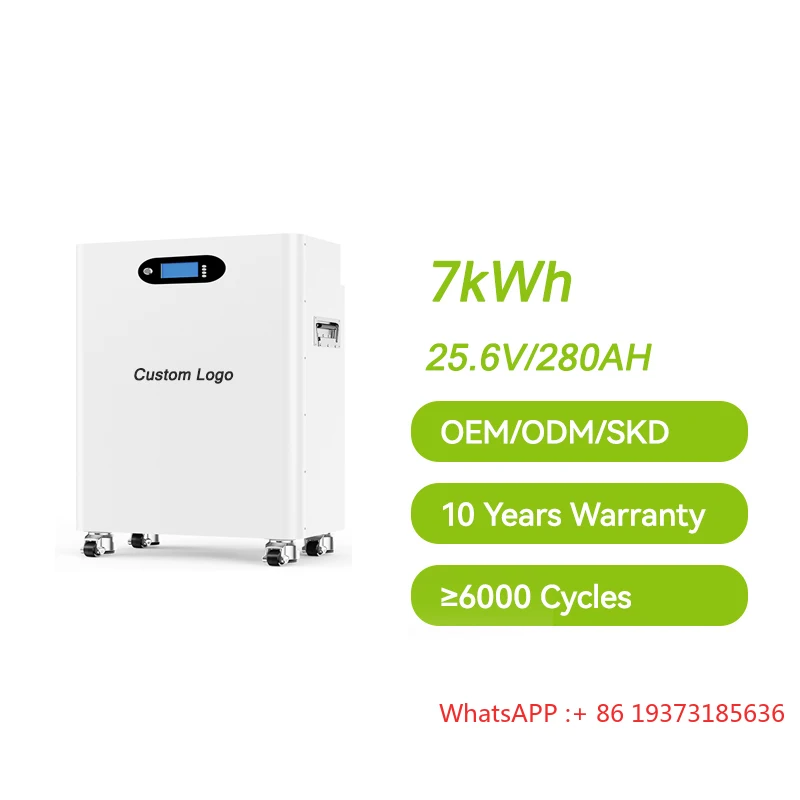 

6000 Cycles Floor-Standing 7kWh 25.6V 280Ah 314Ah LiFePO4 Lithium Battery Home Energy Storage