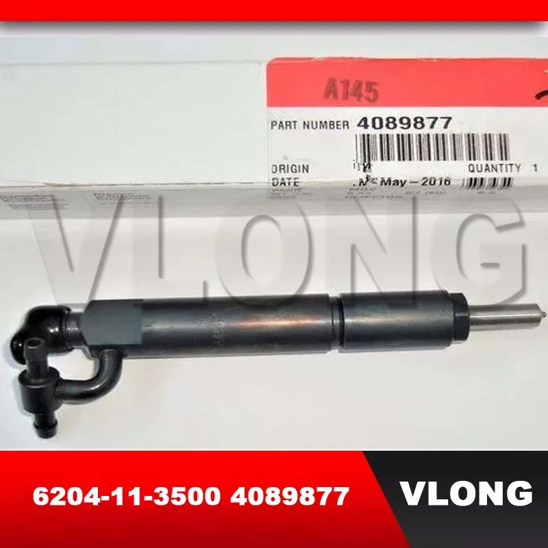 New Fuel Injector Assy for CUMMINS Engine QSB3.3 B3.3 Inyector 4089877 6204113500 6204-11-3500 C6204113500