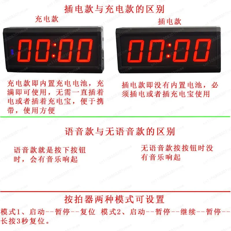 Challenge 100 Seconds Timer – Stopwatch with Single Stroke & Countdown Functions | Electronic Game Timer