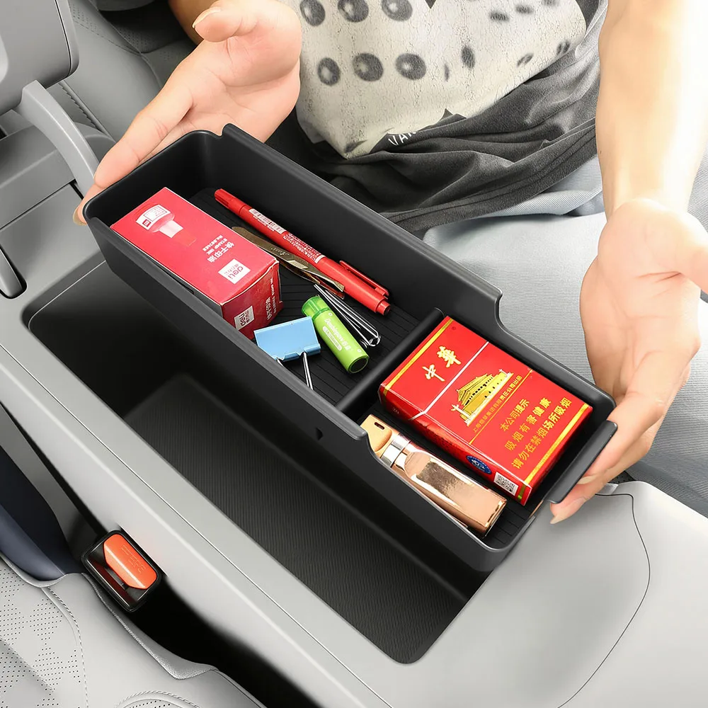 

Armrest Box Storage Box ABS material Interior Modification Accessories For Leapmotor A10 Layered Storage Increase Storage Space
