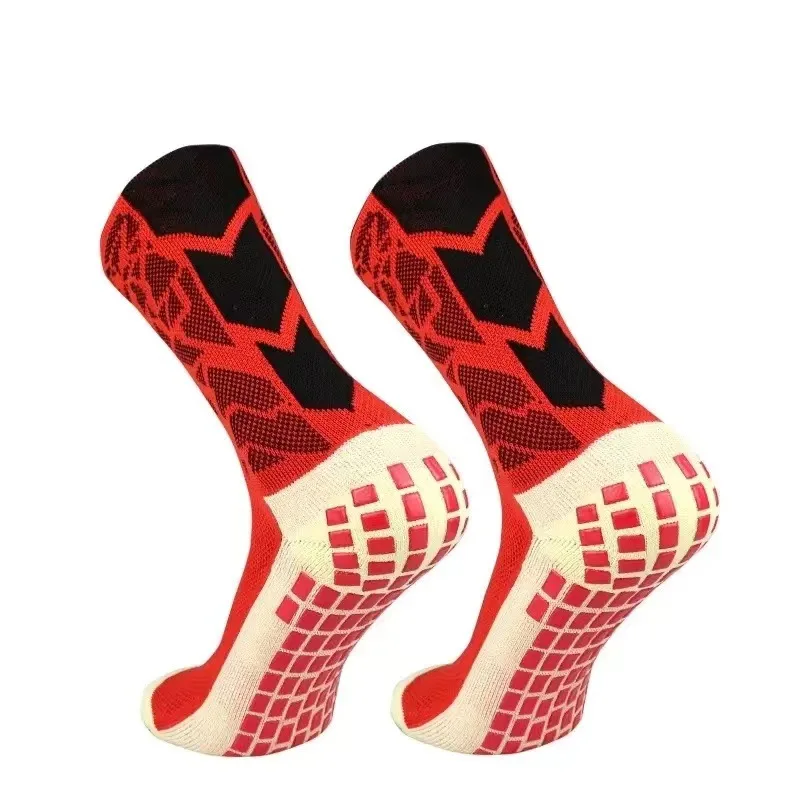 New Camo Outdoor Sports Breathable Sweat-Wicking Soccer Socks Competition Training Non slip Silicone Football Socks