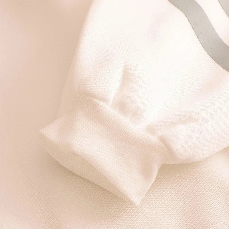 Harjauku Game Gneshin Impact Kawaii Hu Tao هوديس طباعة المرأة حجم كبير البلوز الجمالية المرقعة الأكمام بلوفر شتوي #4