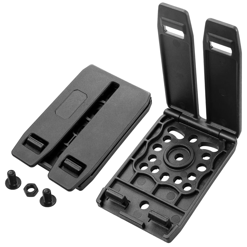 Universal Gun Holster Molle Adapter Tactical Attachments Heavy Duty Molle Clips Accessories for Vest, Belt,Magazine Pouch