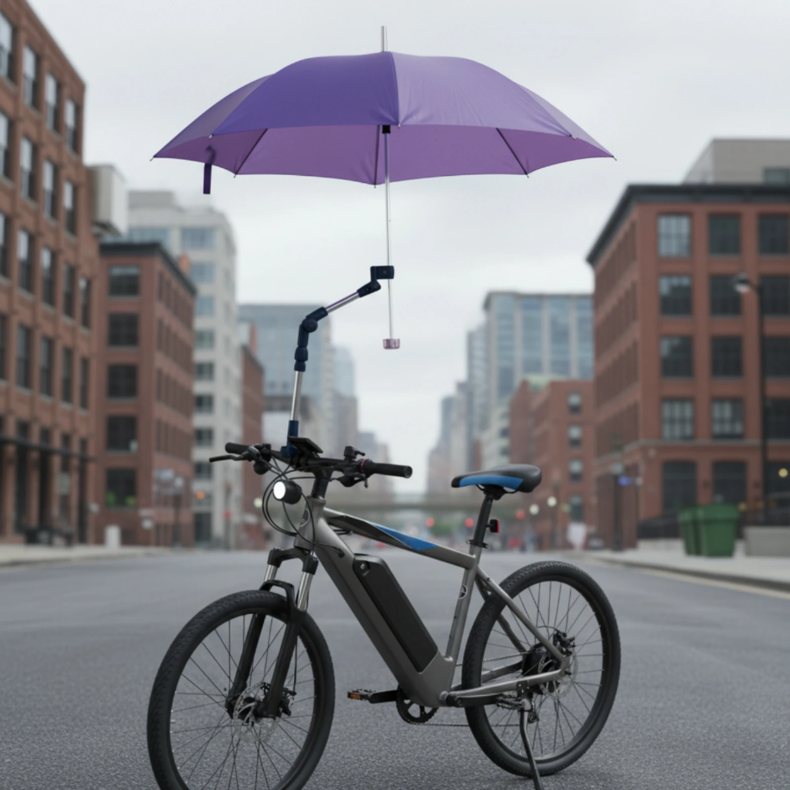 Afbeelding 3: Verstelbare parapluhouder, eenvoudig te installeren, elektrische fiets regenschermhouder, fietsparapluhouder, handsfree, buitengebruik