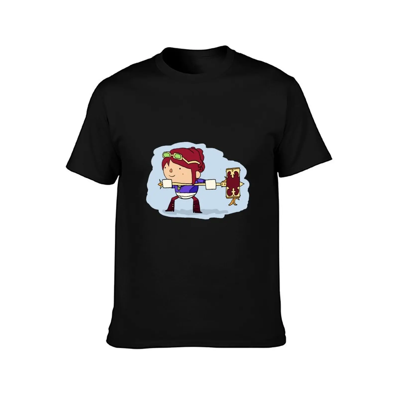 Brawlhalla - Scarlet T-Shirt, Summer Casual Cotton Tee, Oversized Streetwear Tops, Vintage Graphic Print, Loose Fit Short Sleeve