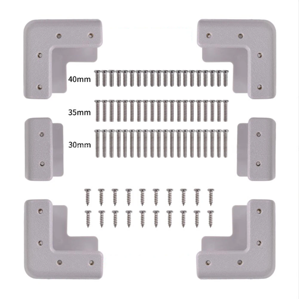 Outdoor Use Solar Panel Installation As Shown In The Picture ABS Corner Bracket Waterproof Mounts Aesthetic Mounting Solution