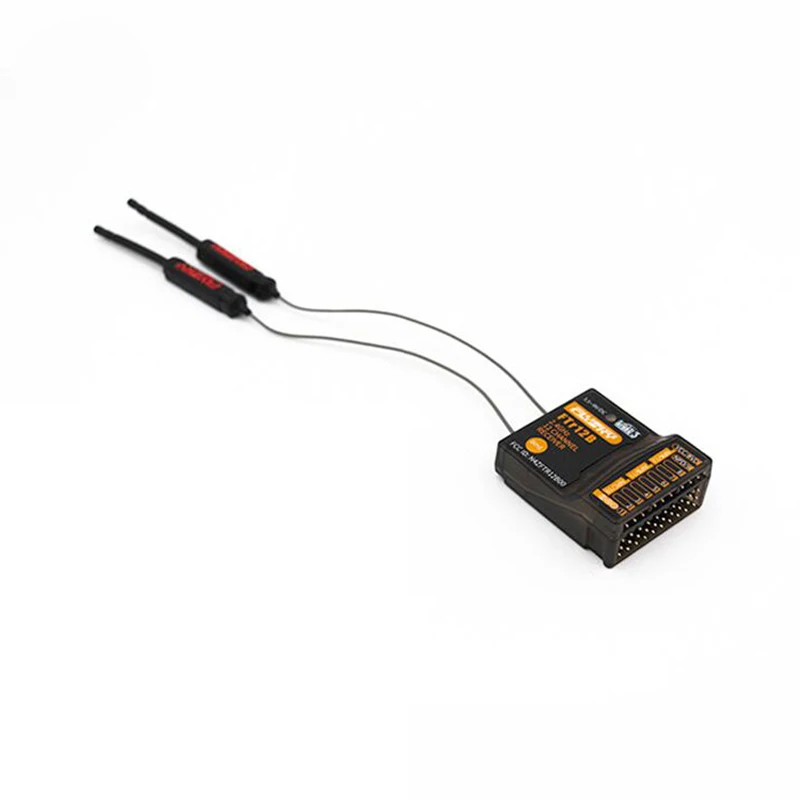 FLYSKY FTR12B receiver is suitable for PL18 NB4 NB4 Lite FRM301 FRM302 12 channel bidirectional dual antenna receiver