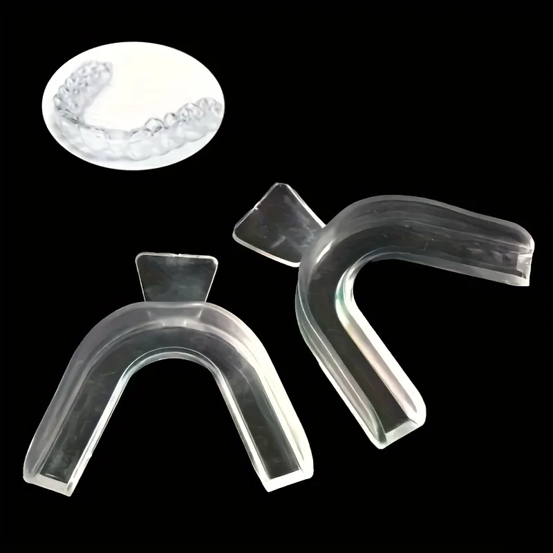 Dental Silicone Night Mouth Guard For Teeth Clenching Grinding Dental Bite Sleep Aid Whitening Teeth Mouth Tray Mouth Guard Tray