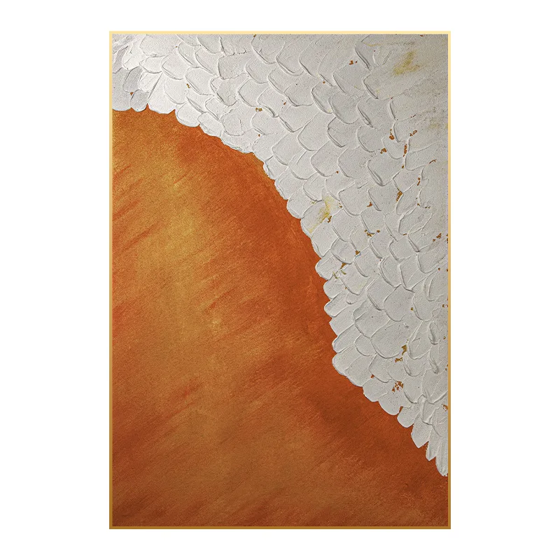 

Abstract pure hand-painted decorative , living room sofa background wall floor , entrance corridor hanging , large oil painting