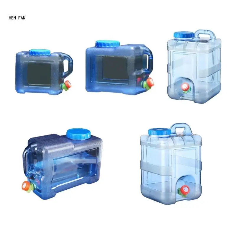 Plastic Water Container Outdoor Water Bucket for Camping, Fishing, Hiking M89D