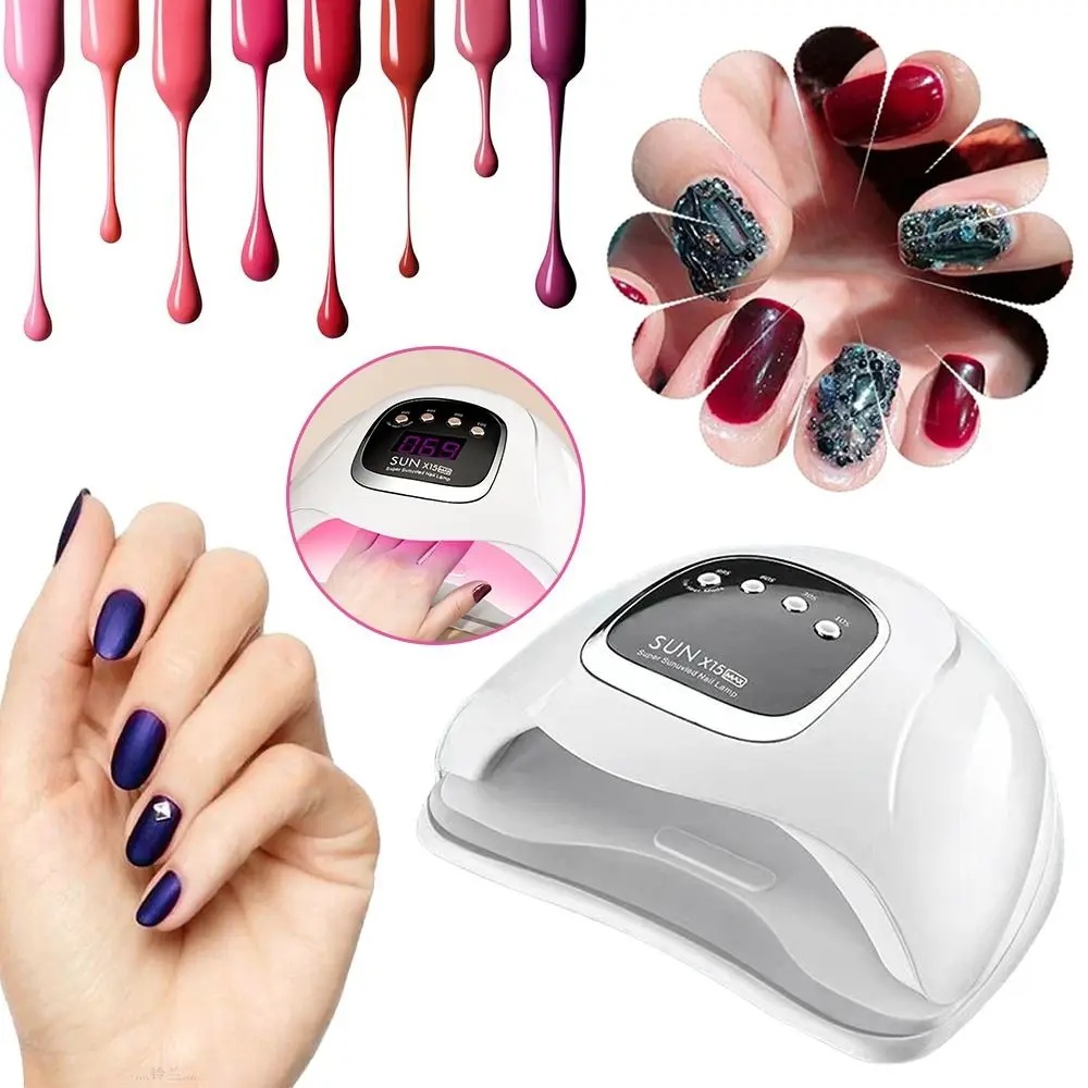 SUNX15MAX 320W Gel sèche-ongles 66 UV LED 10sec UV LED sèche-ongles affichage numérique équipement de séchage des ongles usage professionnel