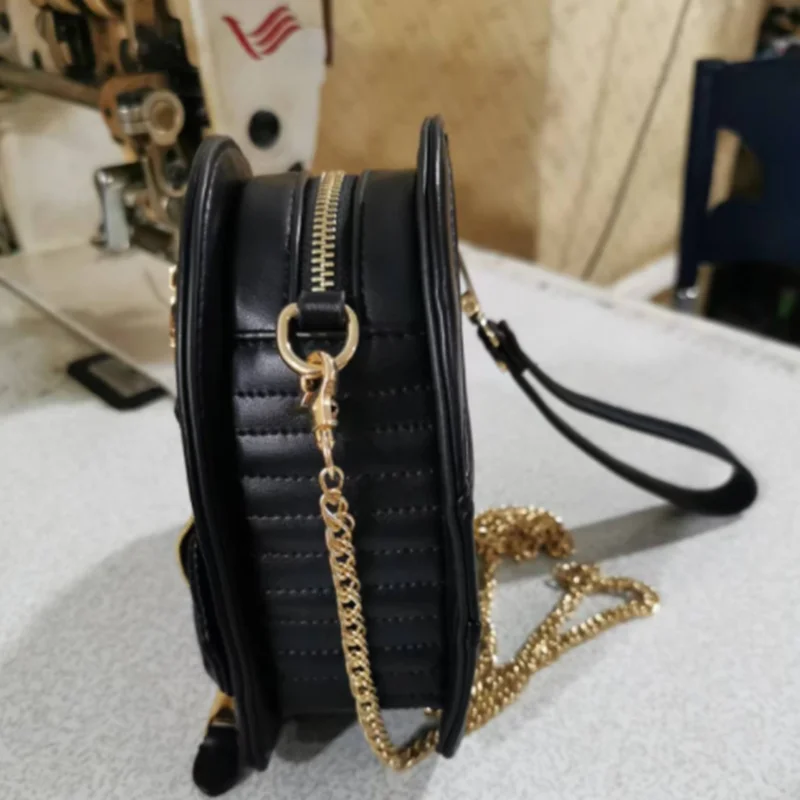 Vestiti Styling borse a cuore creativo vestiti rivettati giacca borsa a tracolla monospalla da donna