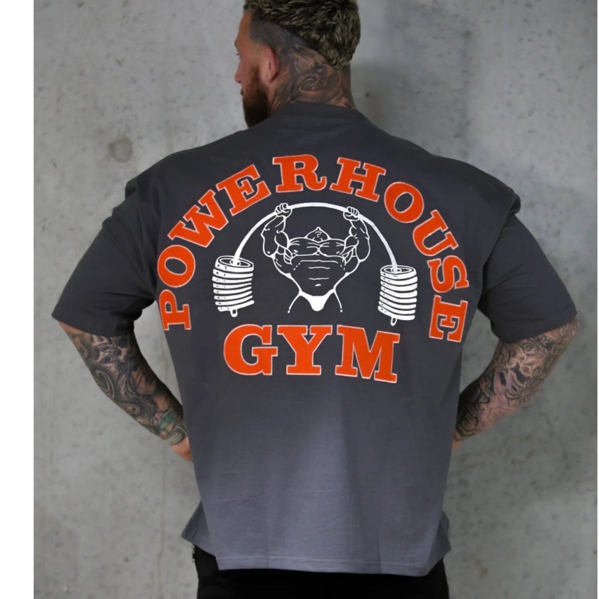 Art Logo Power Fitness Training Gym  T-shirt Cotton Graphic Tee Men Women Summer Streetwear