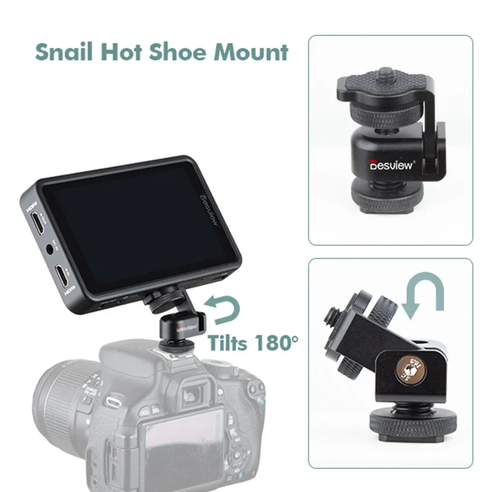 

2026 Desview R5II 5.5" Field Monitor On Camera Camera-top Monitor 4K Full HD Touchscreen Monitor For DSLR Camera Video Camcorde