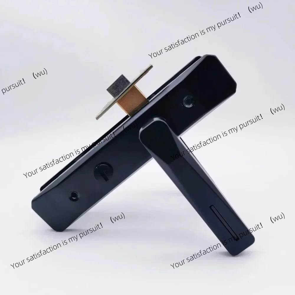 for  Keyless Bathroom Handle Lock Single Tongue Thickened Bath Handle Door Lock Metal Security Door Handle Household Hardware