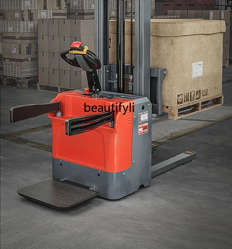 

Yh29 Hydraulic Loading and Unloading Stacker Station Driving Electric Forklift Lifting Stacker 1.5 Tons Walking Lifting Handling