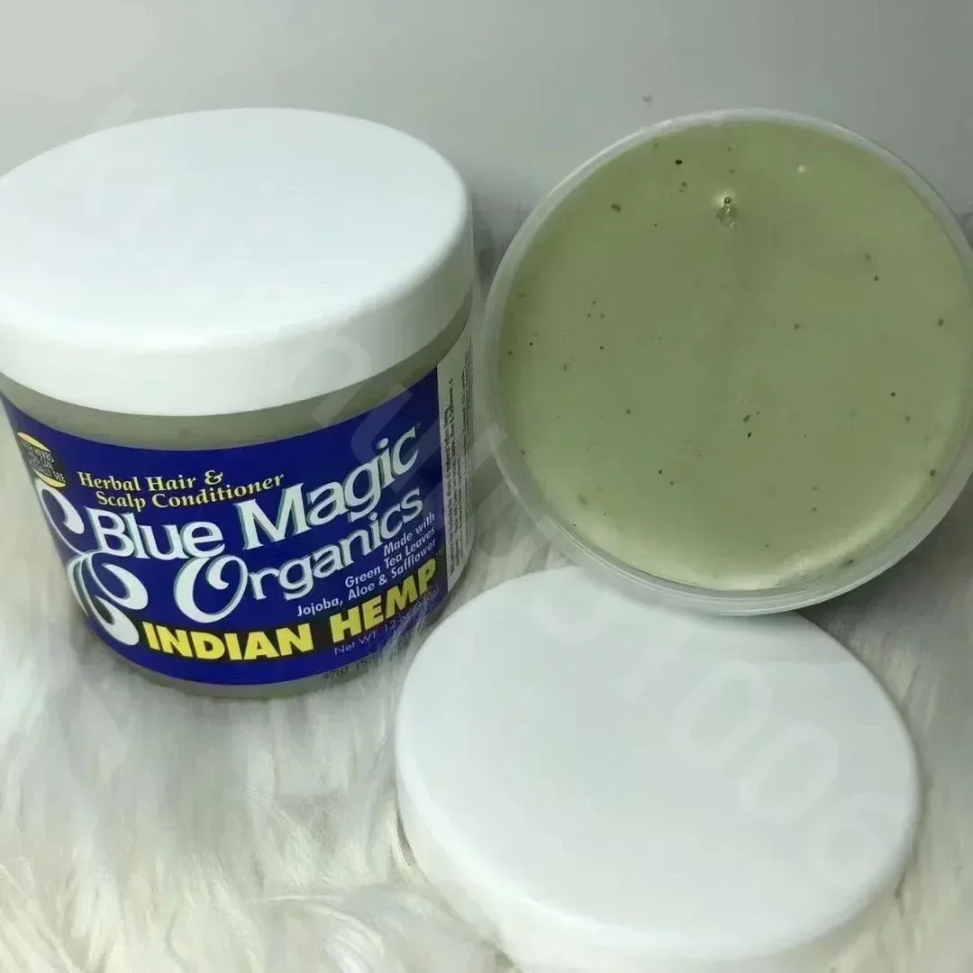 

340g Blue Magic Coconut Oil Hair Conditioner Styling Waxes & Cream& Scalp Conditioner Styling Cream Hair Mask Styling Putties