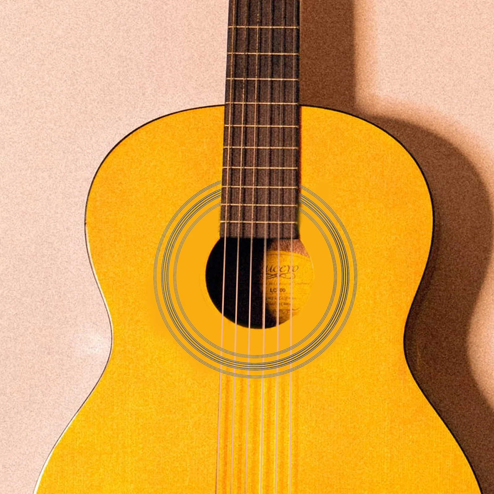 

8Pcs Sound Hole Rosette for Guitar Enhanced Aesthetic Unique Design Easy Apply Sticker for Acoustic Classical Guitar Wooden PVC