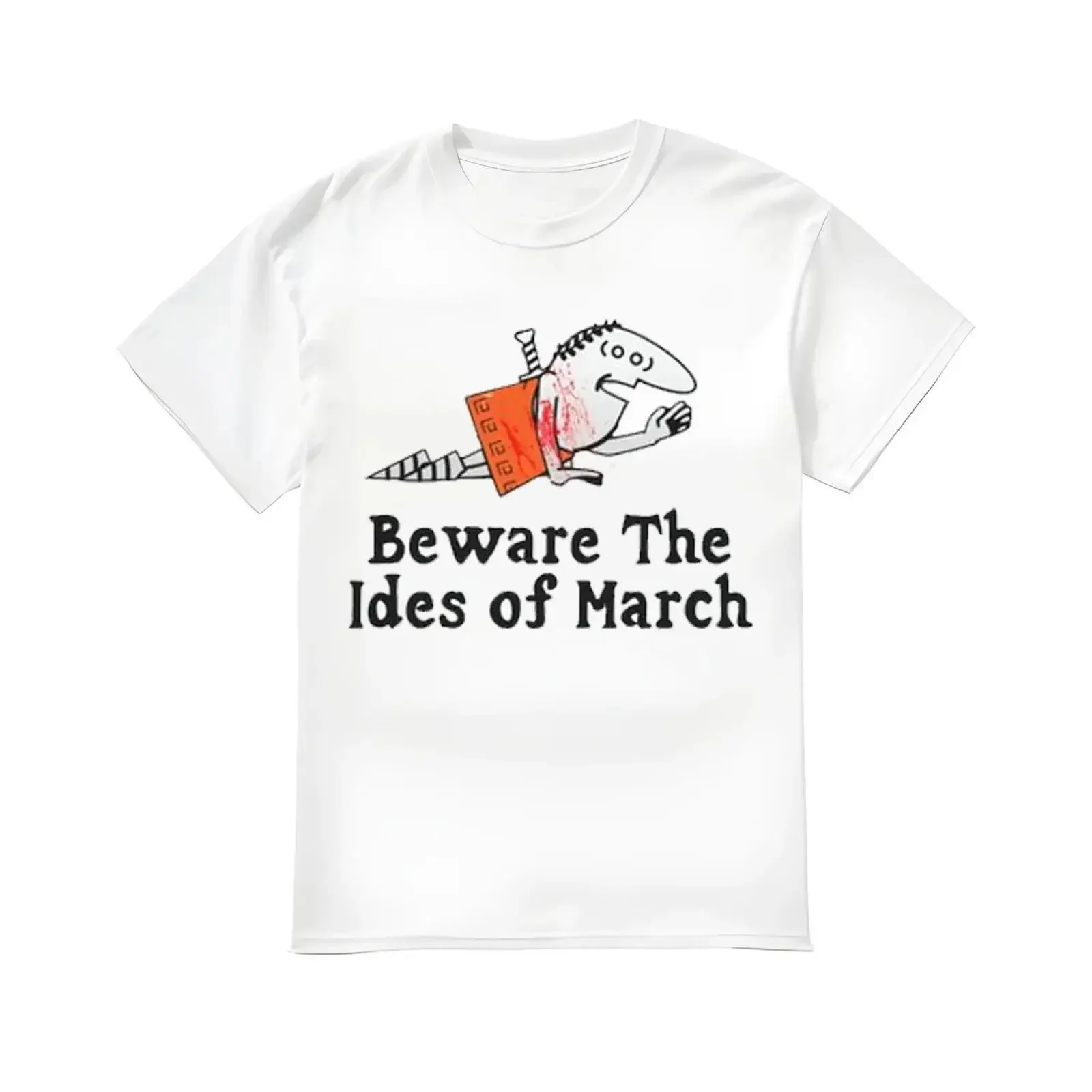 Beware the Ides of March T Shirt vintage Washed graphic designer clothes Casual Stretched Stylish Versatile Breathable